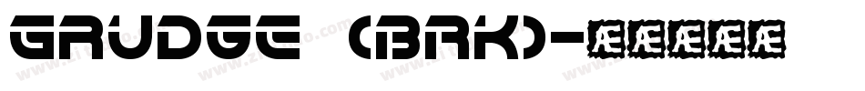Grudge (BRK)字体转换
